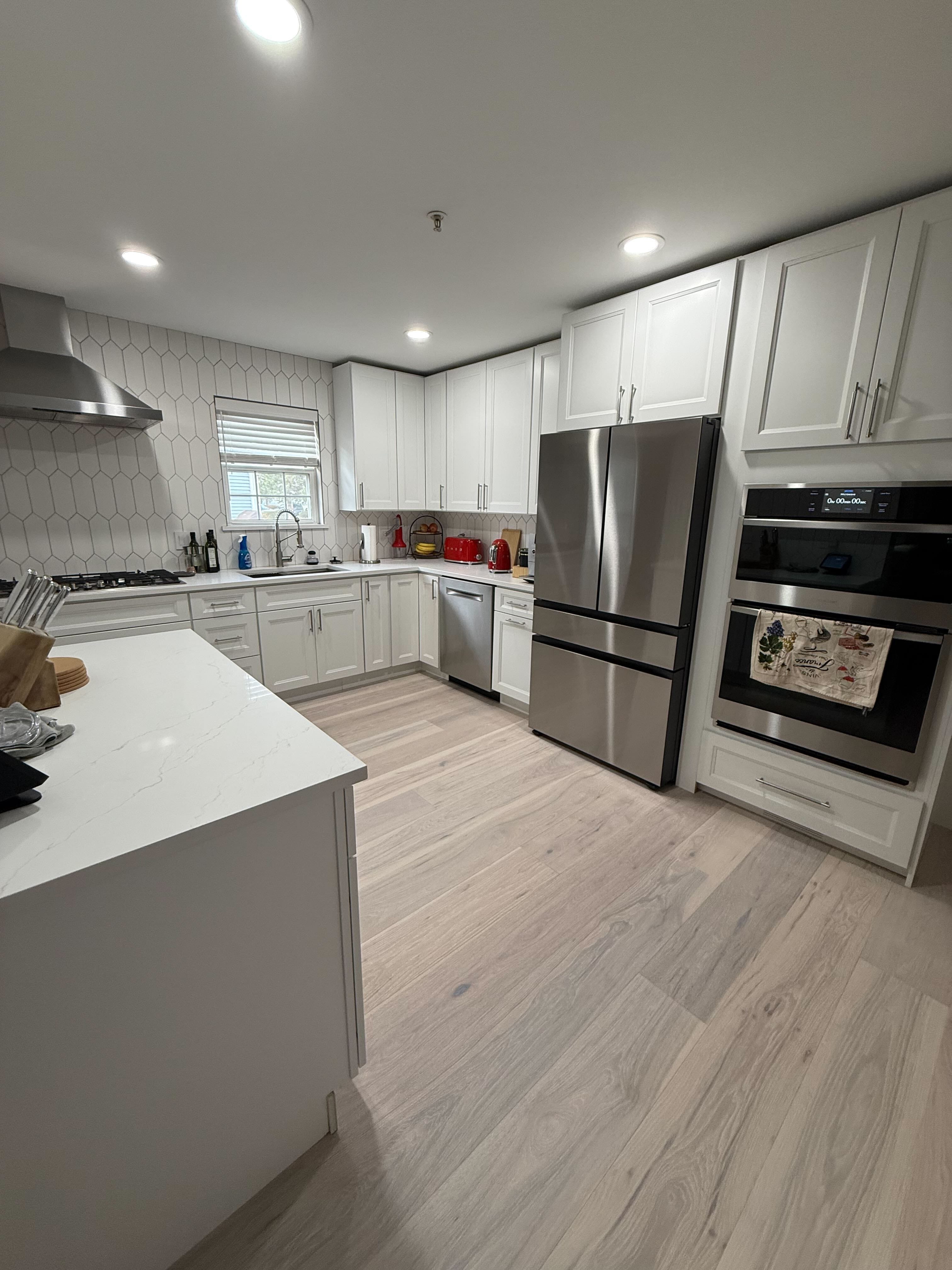 New electrical line installation for residential appliance by professional electrician in Northwest Suburbs of Chicago