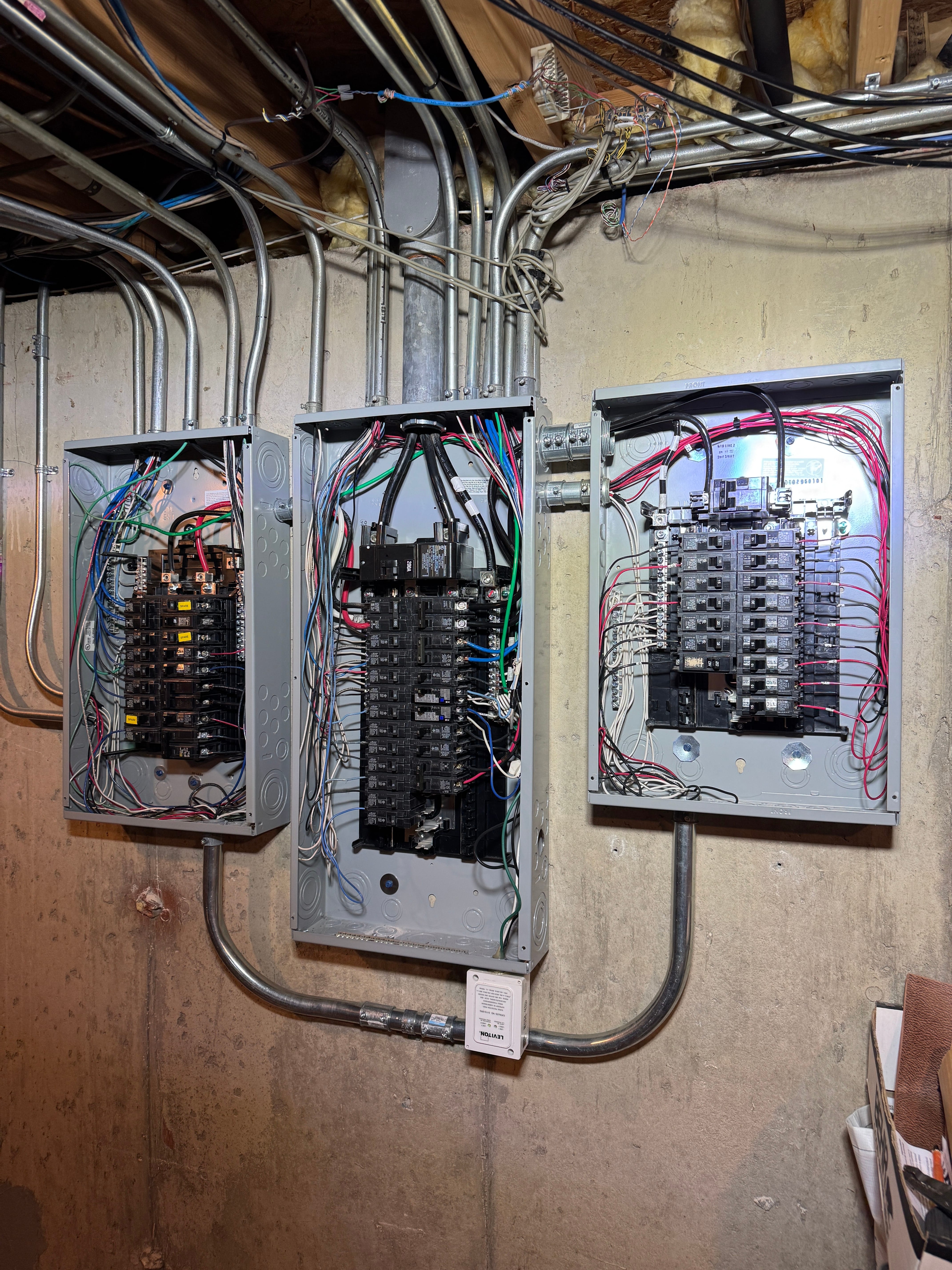 Professional residential subpanel installation with code-compliant wiring in Northwest Chicago Suburbs home